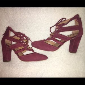 Maroon heels